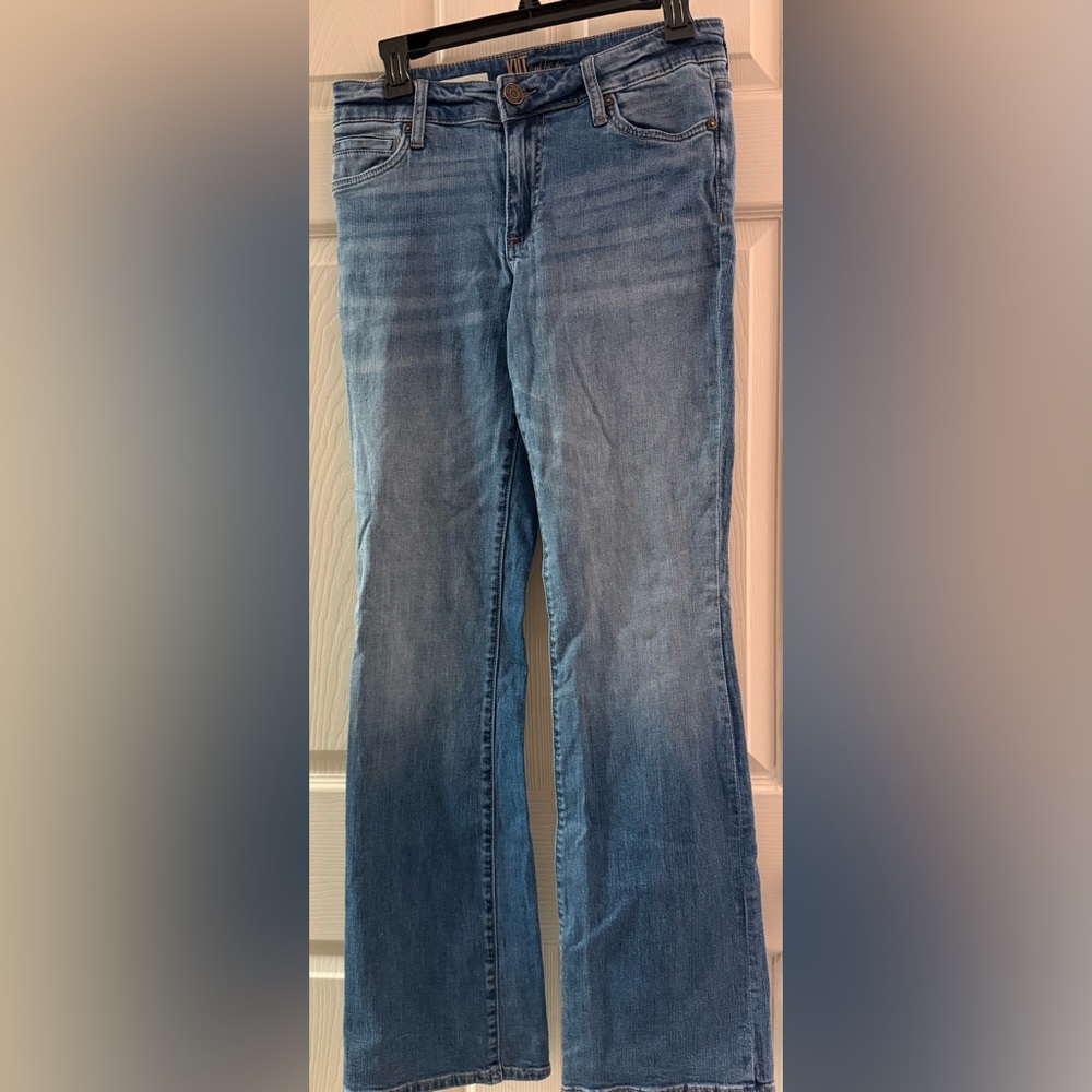Kut from the Kloth Flare Jeans in Light Blue